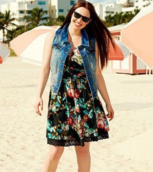 Colete Jeans na Moda Plus Size
