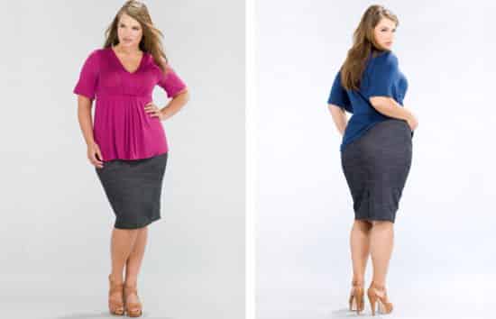 saia lapis para gordas