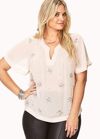 blusa social para gordinhas