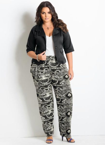 calça para gordas