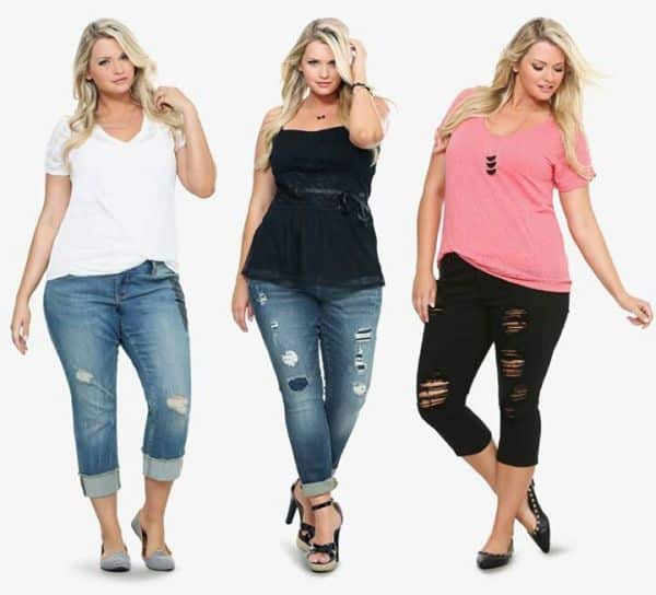 moda da calça rasgada