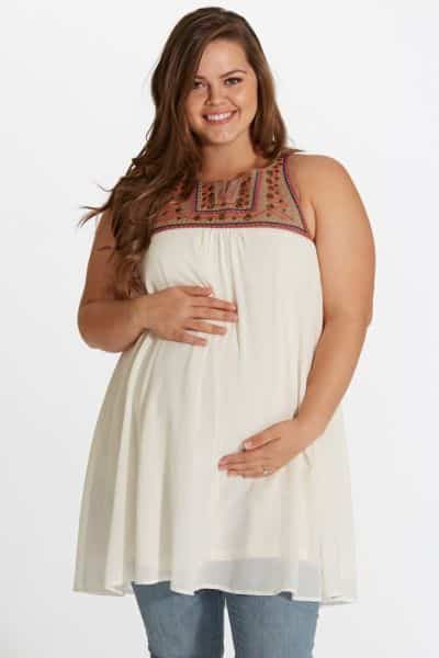Roupas para gestantes sales gordas