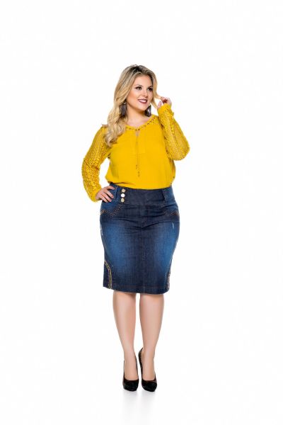moda evangélica para gordinha