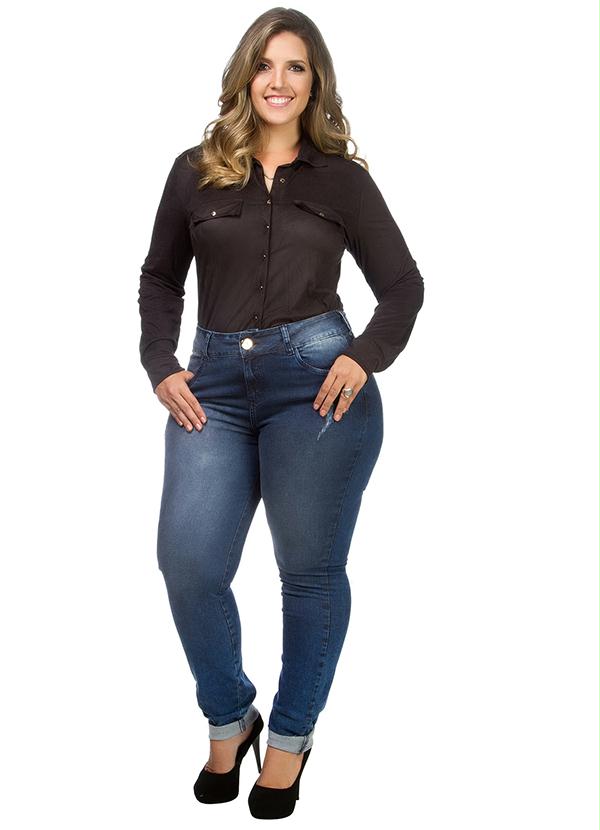 calça jeans feminina para gordas