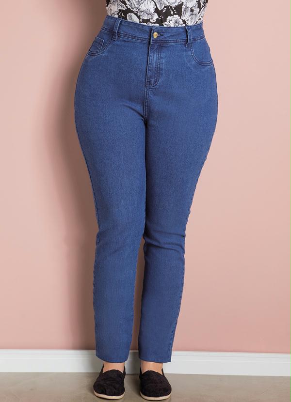 Calças jeans para best sale gordas