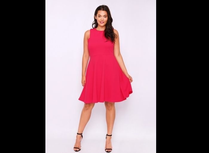 look plus size pink