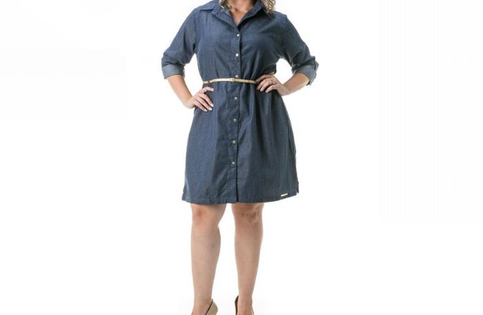 vestido jeans chemise