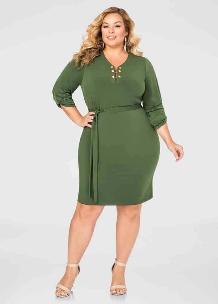 vestidos inverno plus size