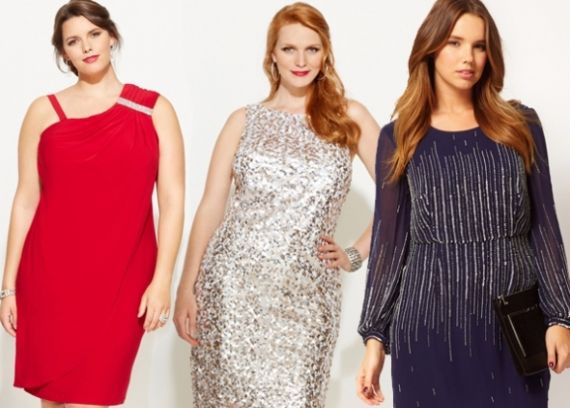 Платье С Пайетками Для Полных фото 21