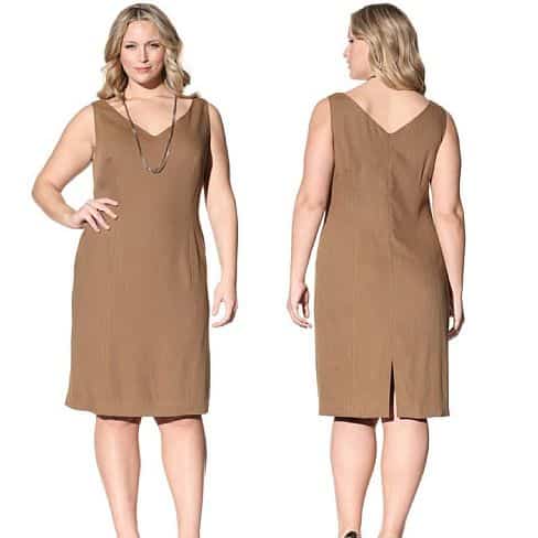 vestido social para gorda