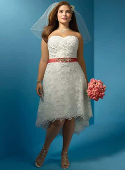 vestido casamento plus size curto
