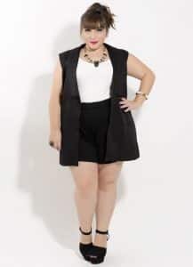 Colete para Moda Plus Size