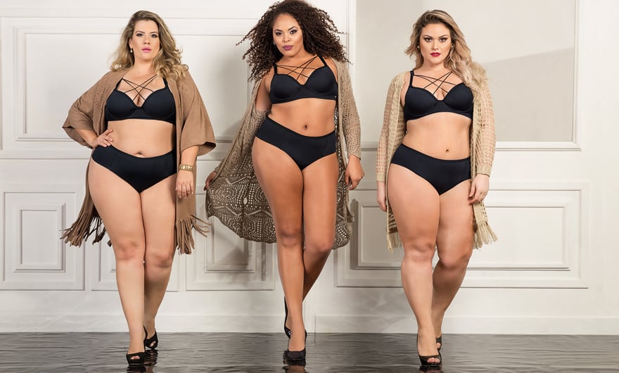 moda íntima plus size 2017