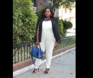 look plus size com blazer