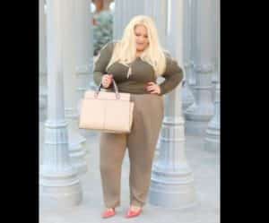 look plus size simples