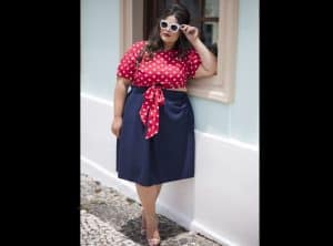 roupas plus size retro