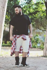 look masculino xadrez