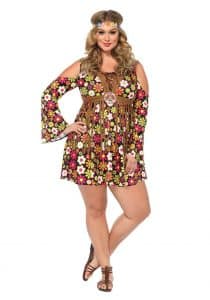 roupa carnaval plus size hippie chique