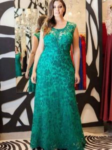Vestidos longos festa que emagrecem renda