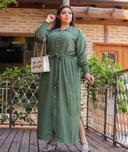 vestido longo para gordinhas